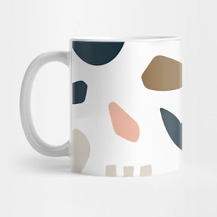 Abstract Art Modern Forms Pastel Colors Mug